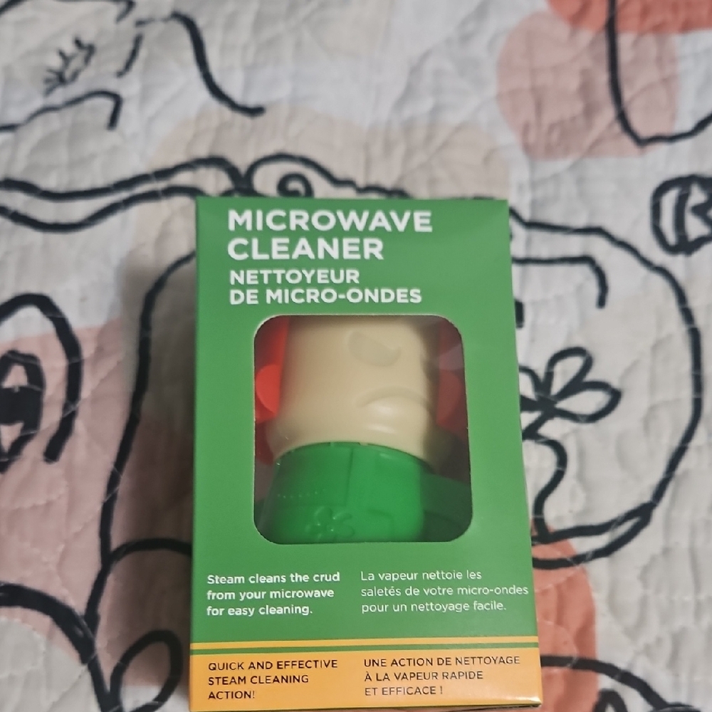 Microwave Cleaner with Green Base